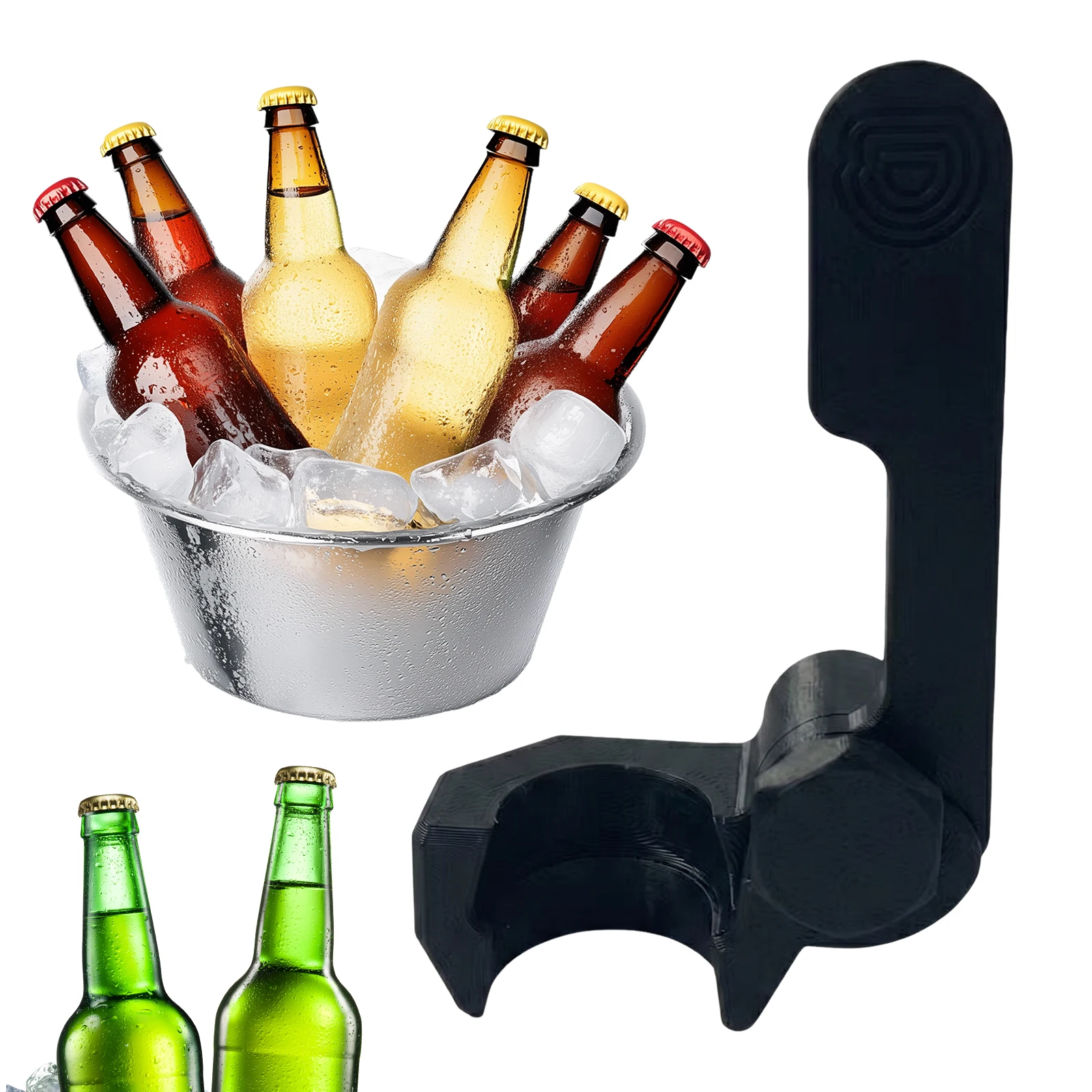 Plastic Beer Bottle Opener 3D Printing Beer Opener Easy To Operate Lightweight for Home Kitchen Party Man Cave Bar Desk Fun Gift