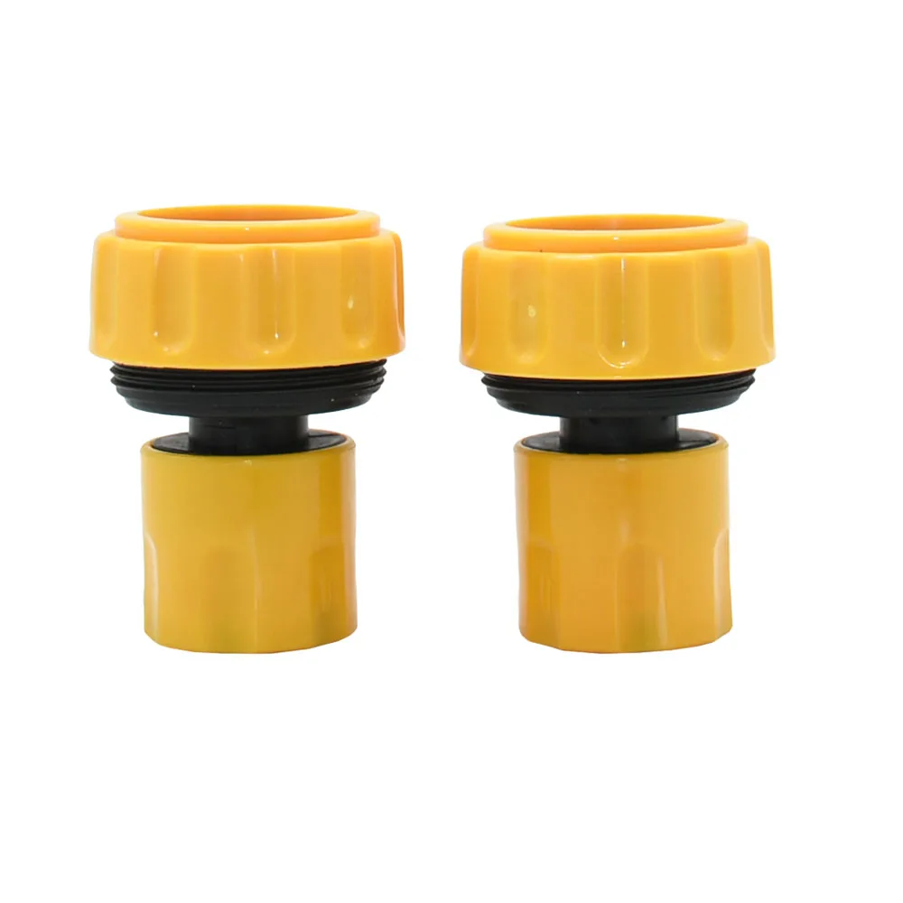 1 Inch Garden Hose Quick Connector Stop Water Connector Hose Fittings 25x32mm With Valve Drip Irrigation System Coupler