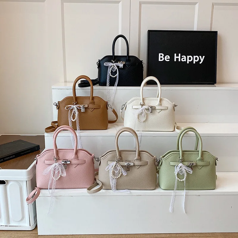 

2025 Korean Style Shell Bag - Minimalist Crossbody Purse for Women, Fashionable Shoulder Handbag