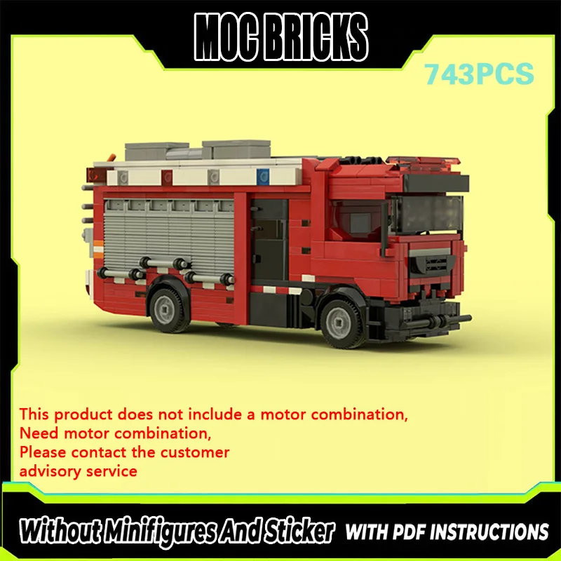 

Модель городской спасательной машины MOC: Конструктор из строительных блоков, Модульная технология, Подарки, Праздничный набор для сборки, Детский игрушечный комплект