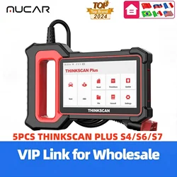 5PCS Thinkscan Plus S4 S6 S7 Diagnostic Tools ABS/SRS/ECM/TCM System OBD2 Diagnost Scanner Automotive Thinkcar Scan Tools 2024