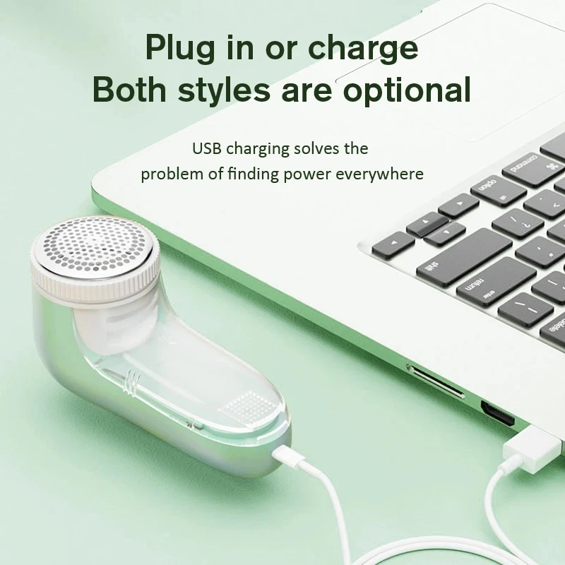 2025 nueva depiladora eléctrica, afeitadora de tela recargable por USB, específica del suéter, enviada directamente