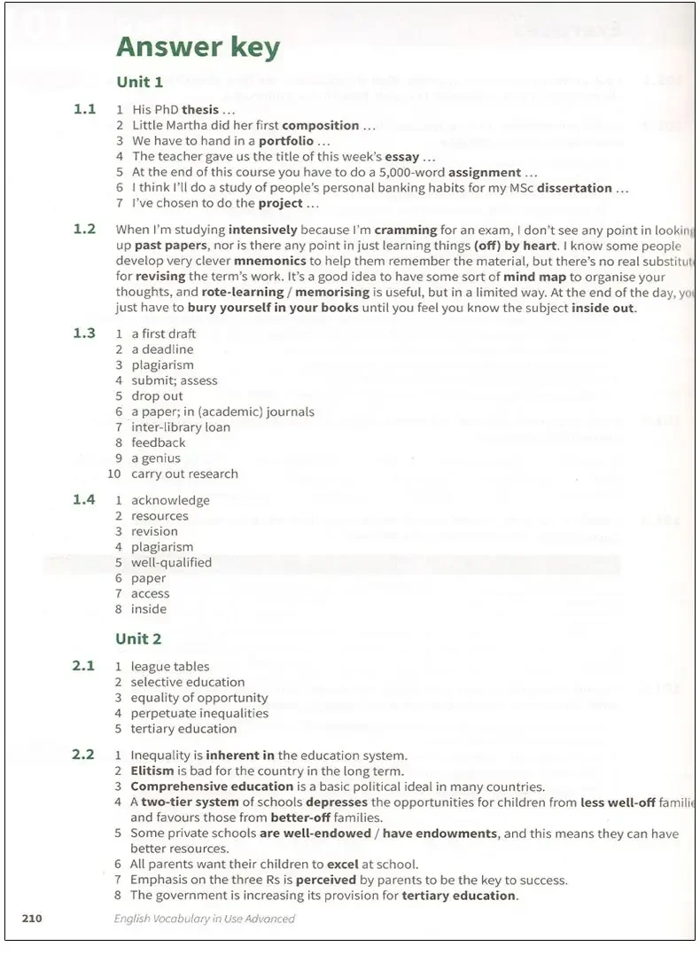 المفردات الإنجليزية في الاستخدام: كتاب متقدم مع الإجابات والكتاب الإلكتروني المحسن الطبعة الثالثة 9781316630068