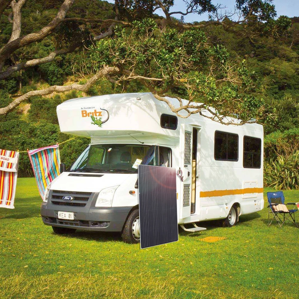 ETFE PET مجموعة اللوحة الشمسية المرنة 12 فولت 400 واط 200 واط 150 واط 100 واط عالية الكفاءة نظام شاحن البطارية الشمسية للمنزل RV قارب تخييم