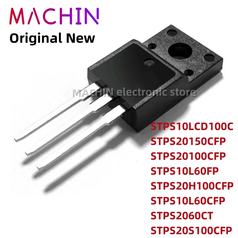1pcs STPS10LCD100C STPS20150CFP STPS20100CFP STPS10L60FP STPS20H100CFP STPS10L60CFP STPS2060CT STPS20S100CFP TO220F MOS FET