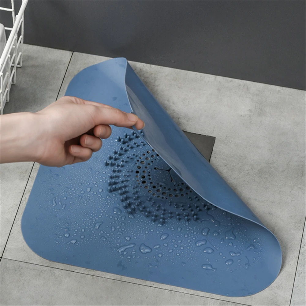 Shower Floor Drain Hair Catcher Stopper Plug Sink Strainer Anti-blocking Washbasin Drain Cover Filter Trap For Bathroom Supplies