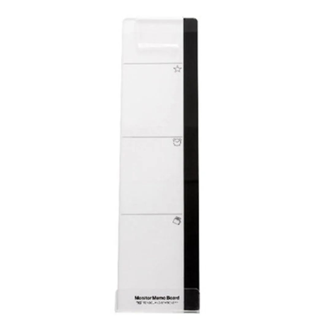 New Practical Quality Holder Sticky Note School Transparent Acrylic Creative Memo Board Monitor Message Office