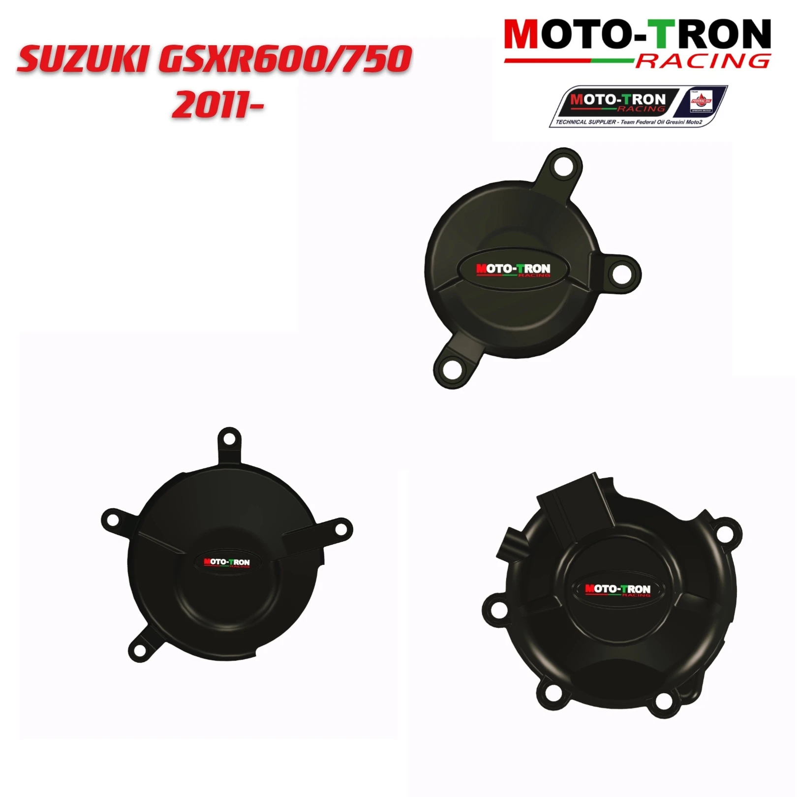 

Для GSXR600/750 K6 2011- крышка двигателя MOTO TRON