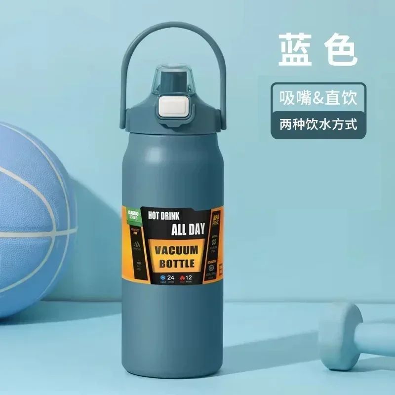 

304 Vacuum Outdoor Flasks Thermo Water Bottle Tumbler Thermoses Stainless Steel Thermo Bottle Portable Thermos Large Capacity