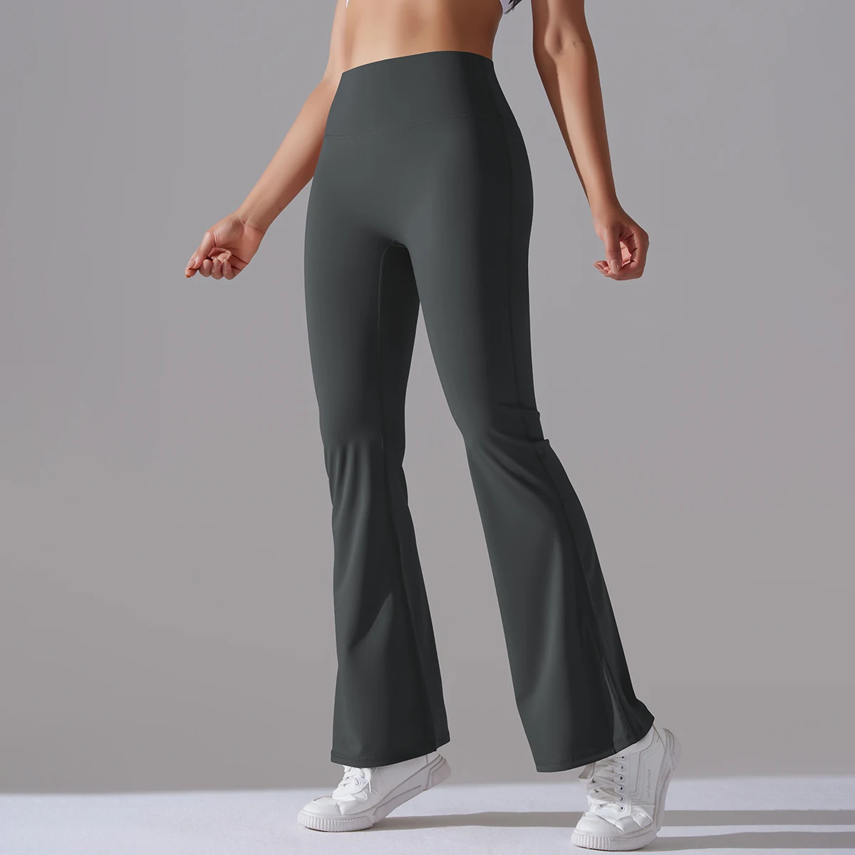 Flare Leggings Yoga Hosen Frauen Schlaghosen Yoga Hosen Hohe Taille Gym Fitness Hosen Stretch Täglichen Tanz Workout Leggings – Detail 15