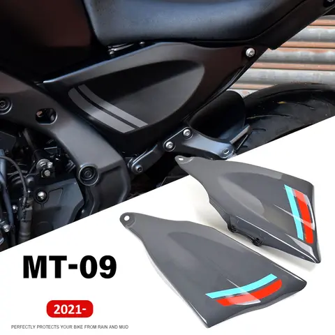 새로운 2021 2022 2023 오토바이 ABS 가드 보호대 상단 프레임 충전 중간 측면 패널 YAMAHA MT-09 MT09 MT 09 mt09