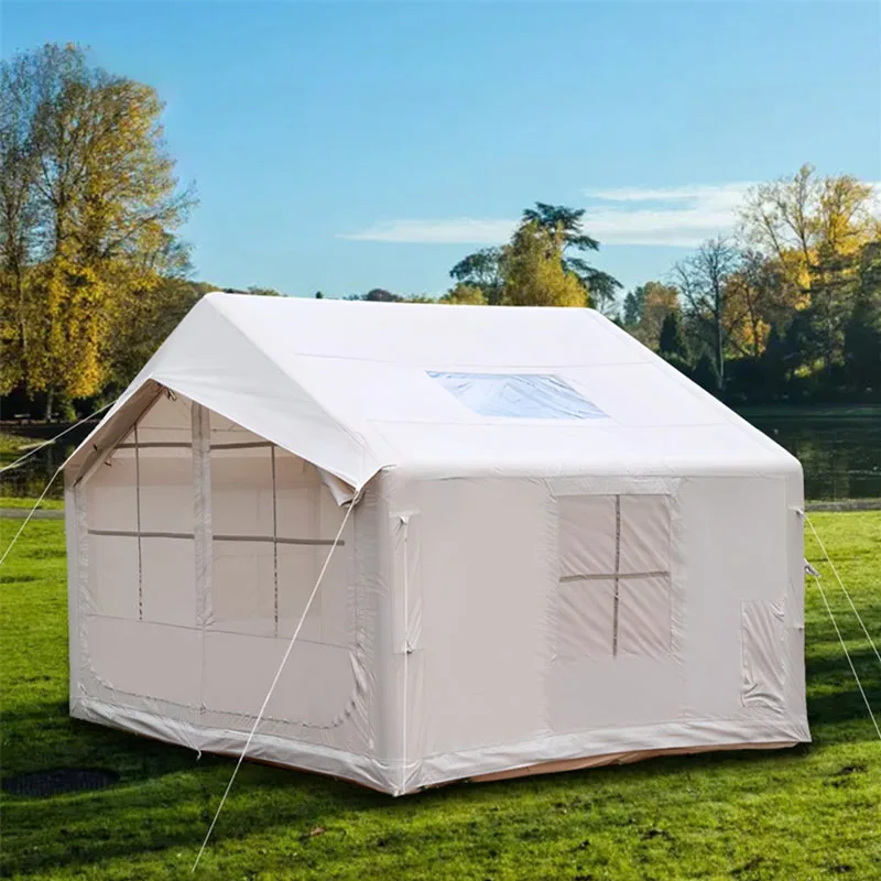 

Bestseller Portable Inflatable Camping Tent with Waterproof Sun and Air Zone for Outdoor Use Comes with Pump