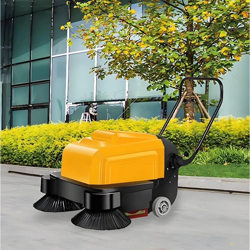 Floor Sweeper Machine Manual - Walk Behind Hand Push Industrial Floor