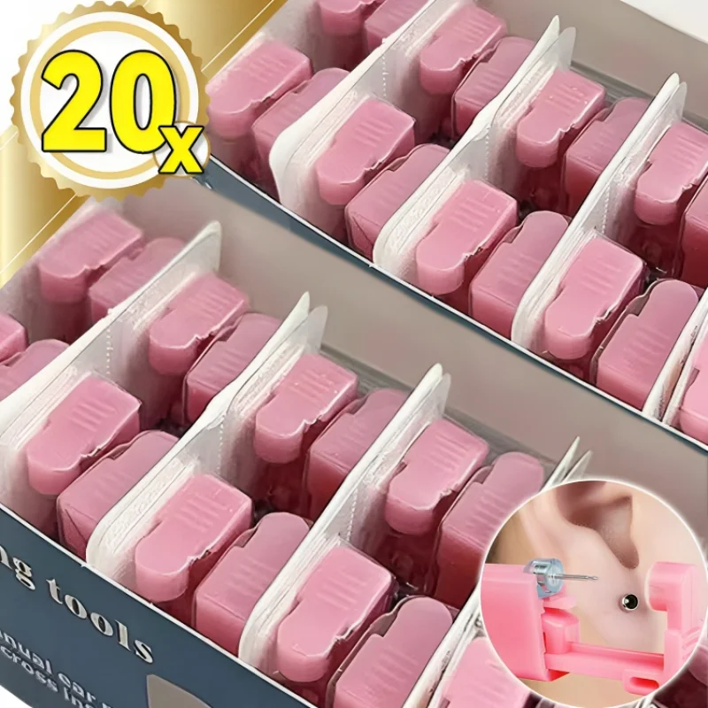 Tek kullanımlık Kulak Delme Tabancaları Ağrısız Steril Delinme Kulak Delme Makinesi Kulaklar Çıtçıt Kulak göbek takısı Delme Tabancası Toptan