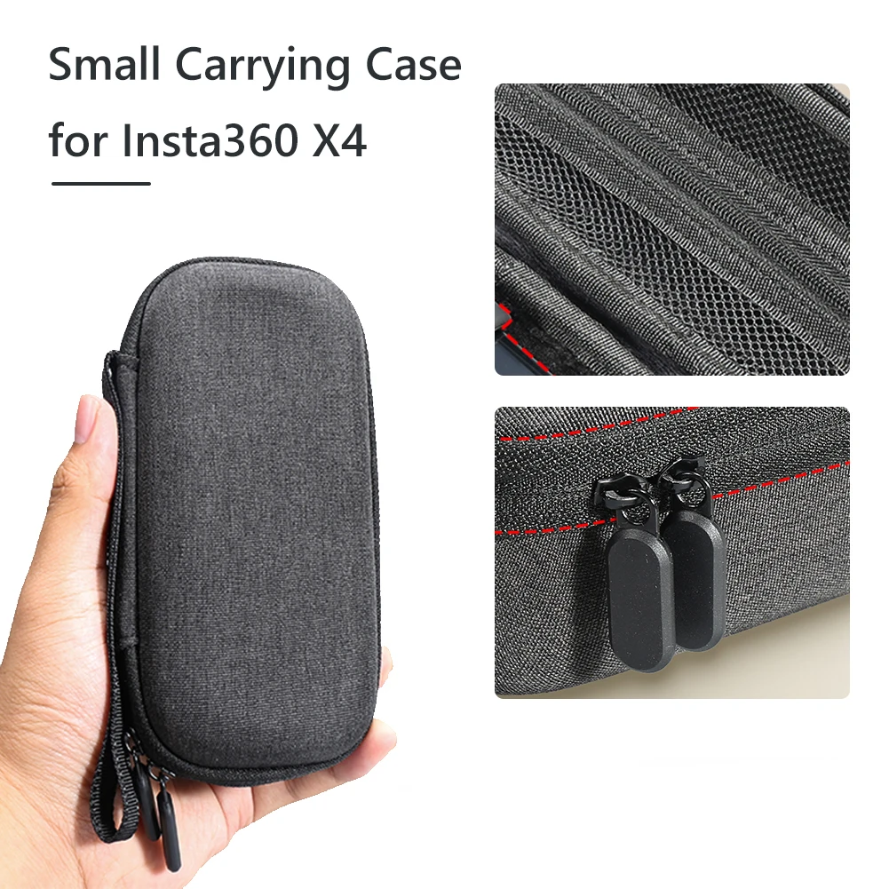 

for Insta360 X4 Accessories Portable Carrying Case Drop-Proof Travel Storage Case Including Lanyard Camera Body Mini Storage Bag