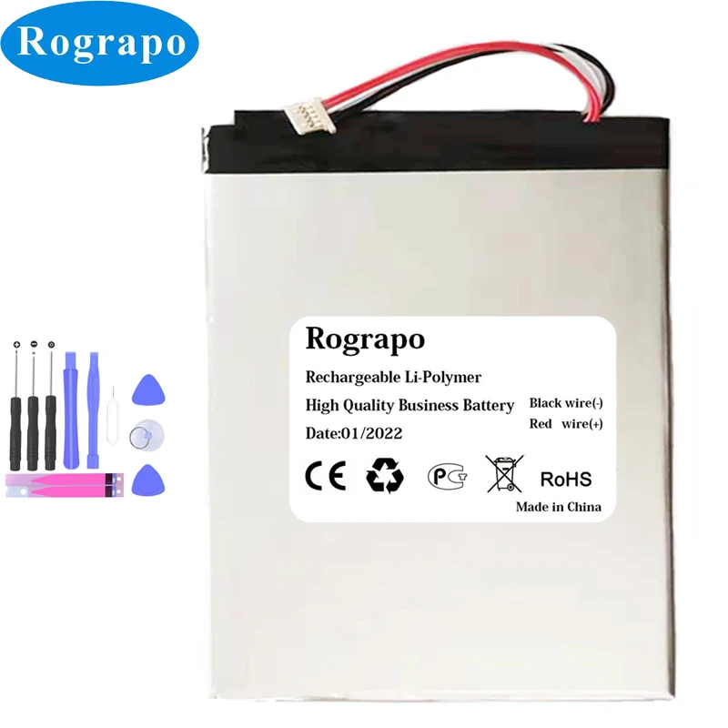 New 3.7V 6000mAh PC Battery For iGET SMART L206 206 Tablet 5 Wire Plug