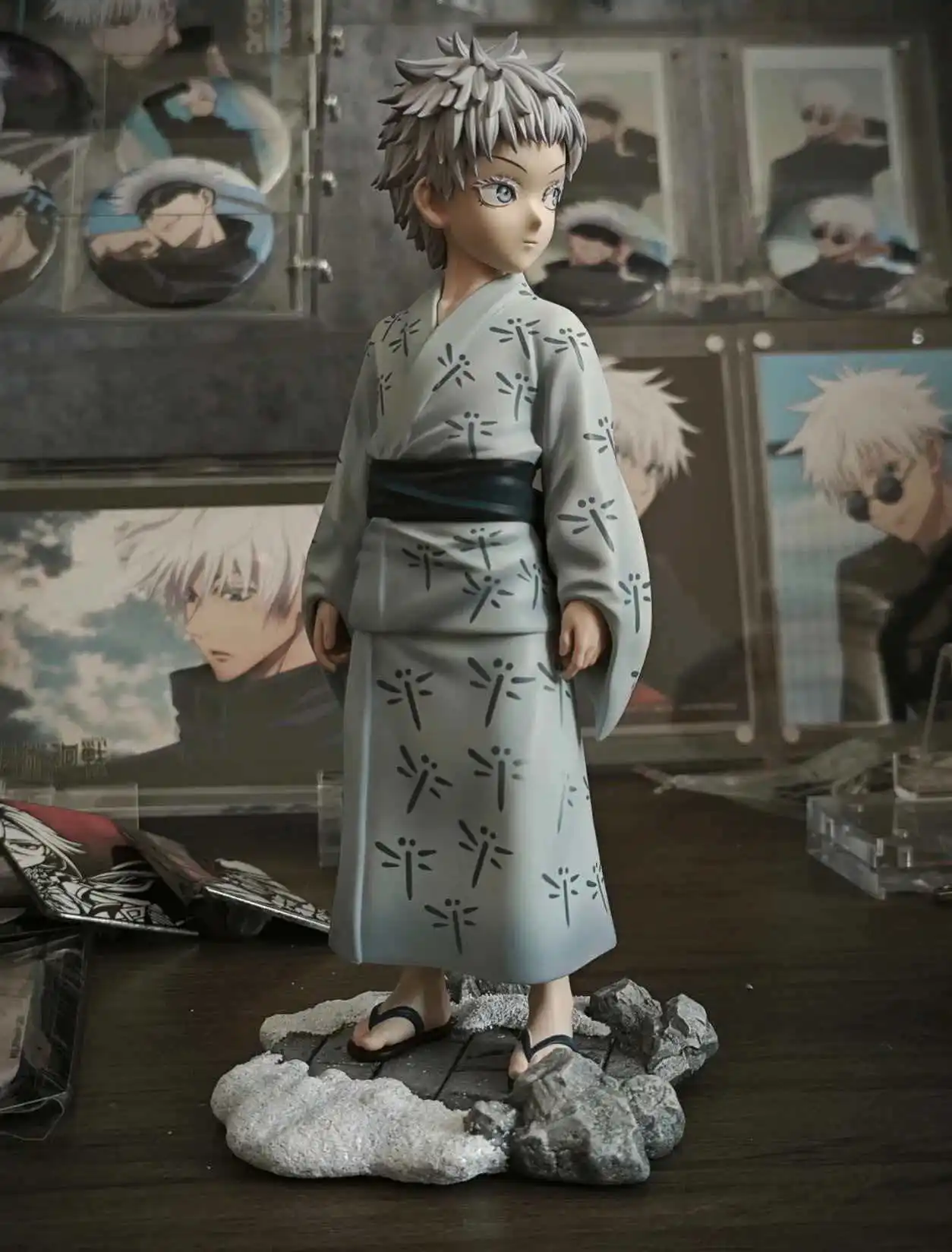 Auf Lager Anime 16cm Kaisen Figuren Gojo Kindheit 5t5 Actionfigur Q-Version Sammlermodell Ornament Überraschungsgeschenke für Fans