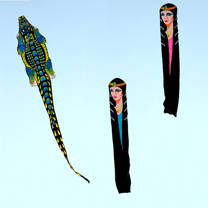 

New Kite Cleopatra Dynamic Crocodile Large Skeleton Anti-Gale