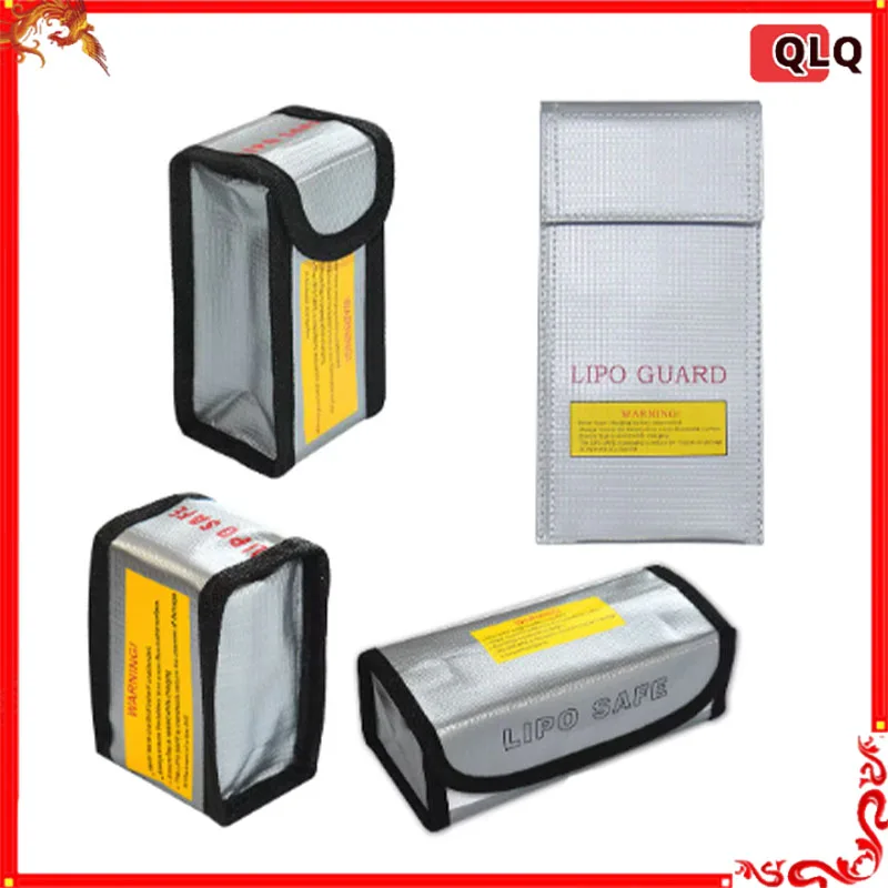 Sac de sécurité pour batterie, de haute qualité, résistant au feu et à l'eau, VPN, RC veFuchsia, 90x64x50mm