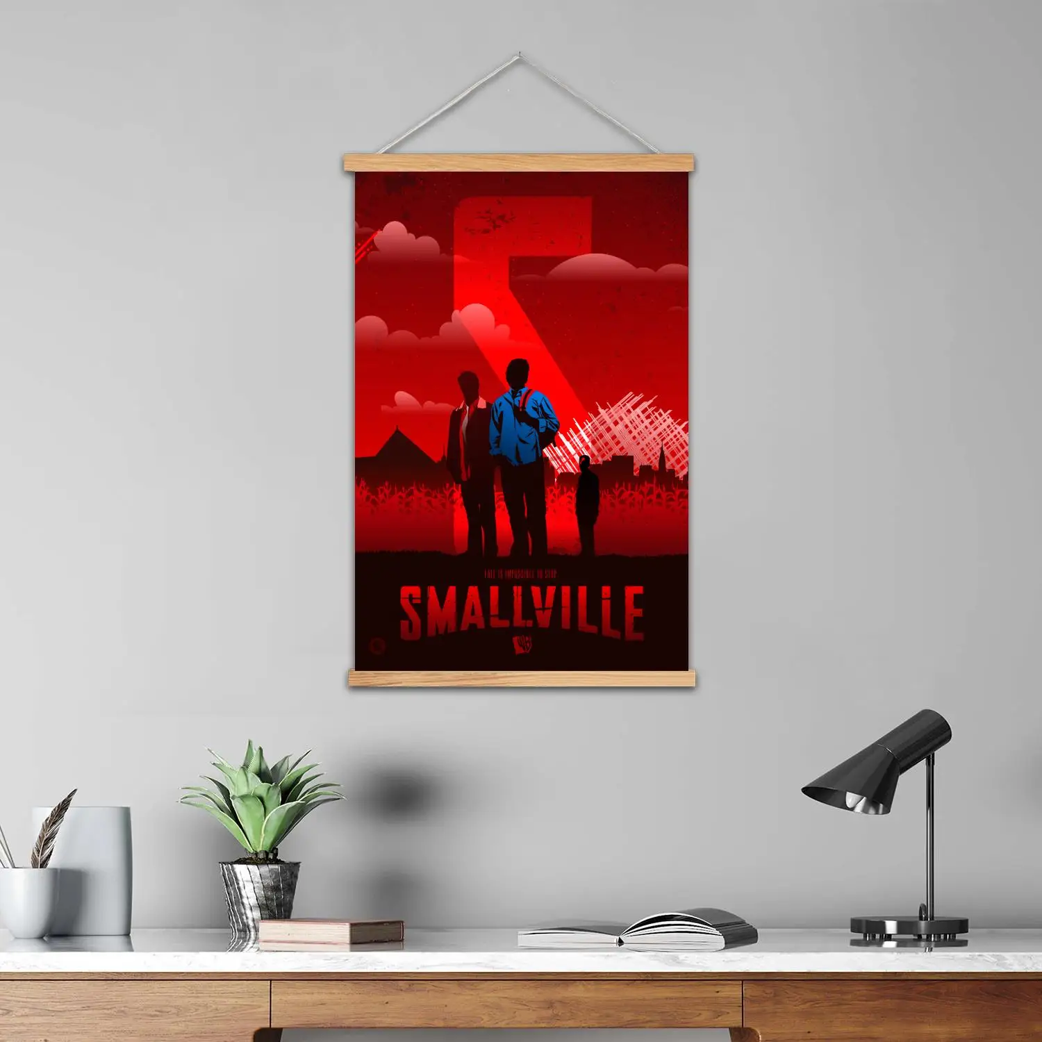 smallville Framed Wall Painting Canvas Art Poster and Wall Art,  Modern Family Bedroom Decor, Posters,Decorative painting - view 5
