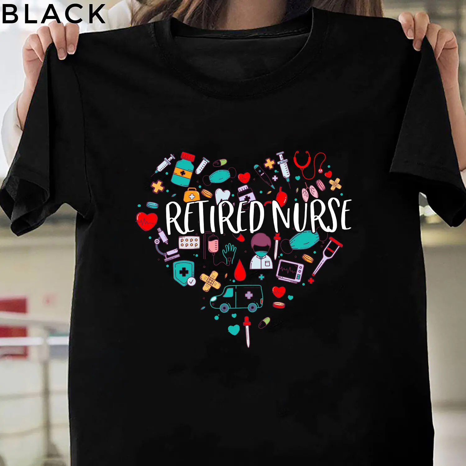 Womens Retirement Design Tee for Nursing Retired Nurse 2022 Gift T-Shirt S-4XL