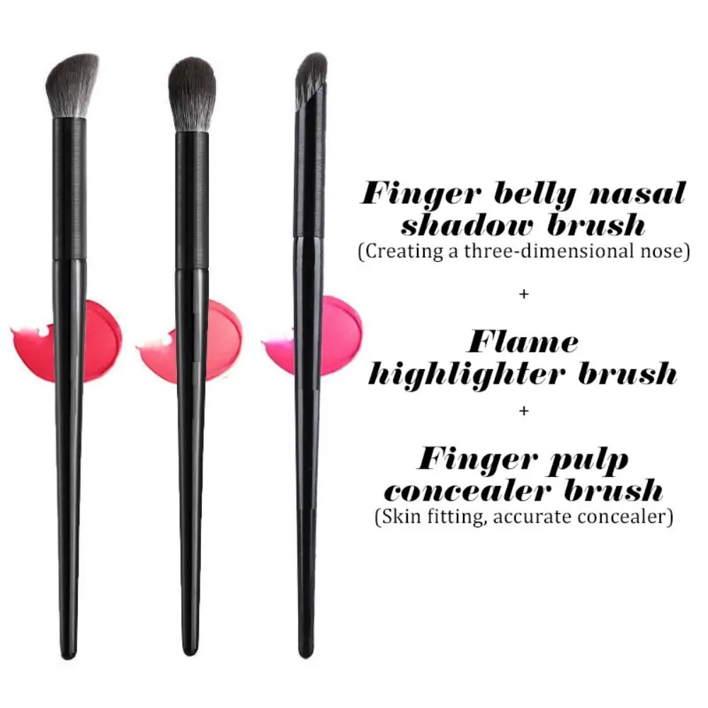 6 unids/set de brochas de maquillaje de ojos suaves, juego de brochas de maquillaje de ojos Kabuki esponjosas, Mini juego de brochas de maquillaje naturales, herramientas de maquillaje