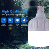USB Rechargeable Camping Supplies Camping Energy Saving Light Bulb Survival Lamp Hanging Tactical Outdoor Portable Edc Hiking