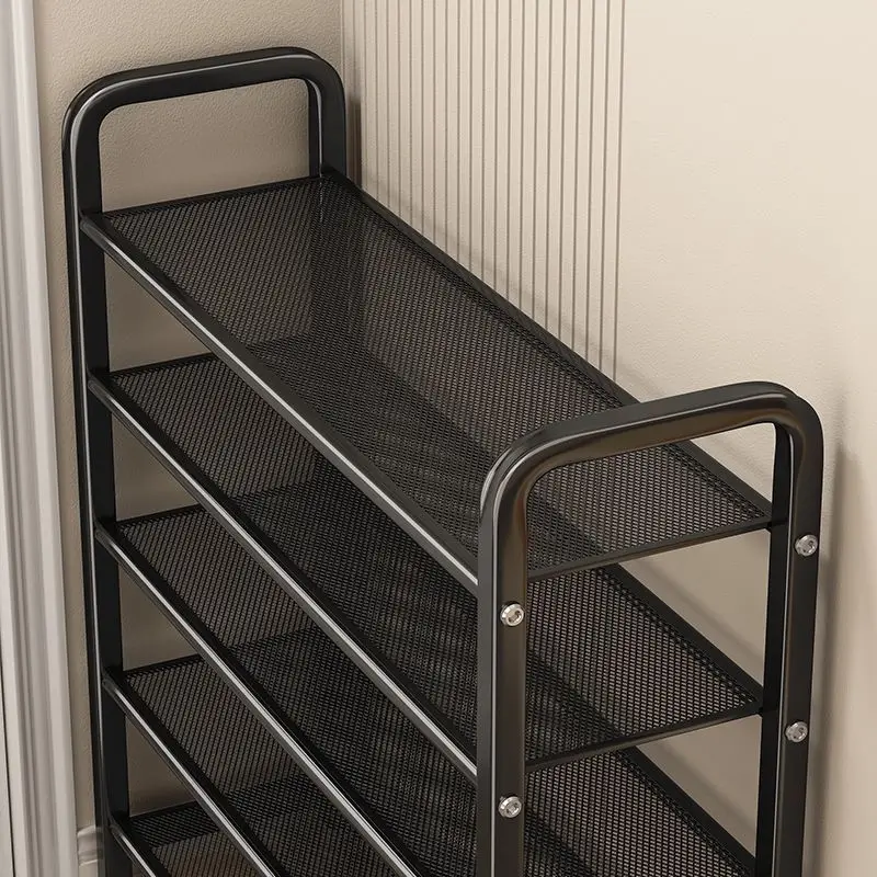 Household shoe rack, door entry door multi-layer space-saving storage artifact rental room dormitory
