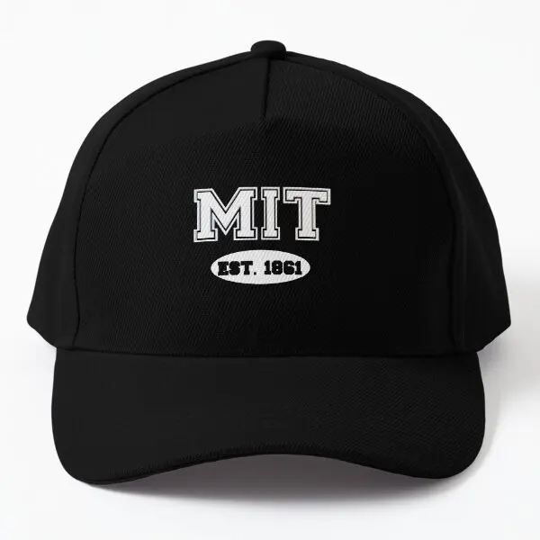 Mit Est 1861 Massachusetts Varsity  Baseball Cap Hat Black Spring  Bonnet  Snapback Sun Summer Casual Boys Casquette Outdoor