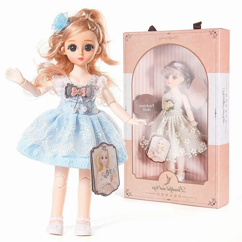 

Dress Up Barbie Doll Toys Cartoon Kawaii Anime Princess Doll Exquisite and Elegant Doll Girl Cute Toy Birthday Gift