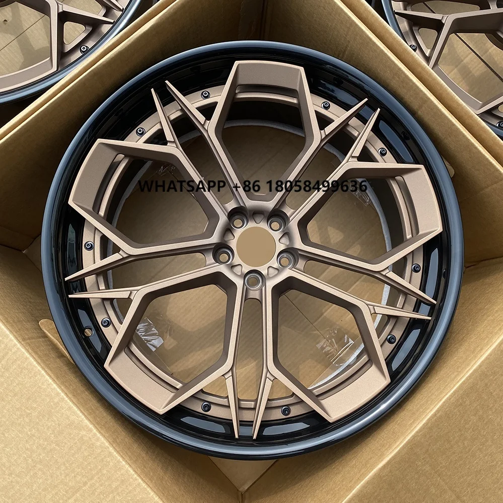 

Factory Direct Sales 2 Piece Wheel 23 24 26 Inch 6061-T6 Alloy Custom Color Forged Alloy Car Wheel Rim