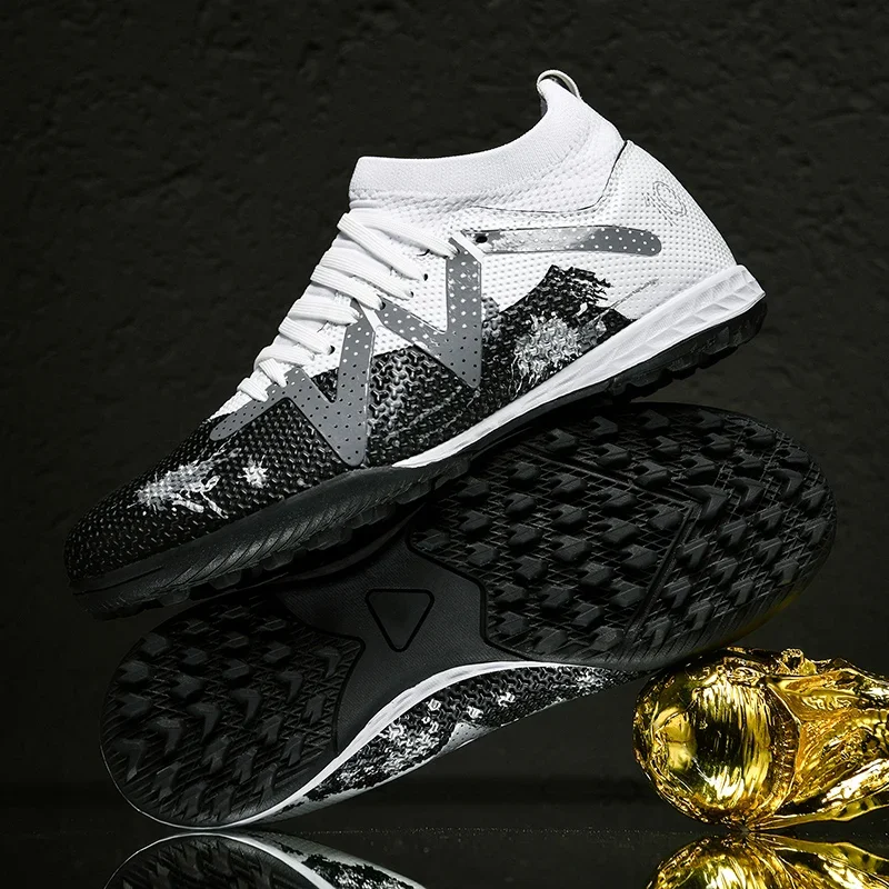 جديد الرجال أحذية كرة القدم المجتمع المرابط أحذية كرة القدم المهنية داخلي سريع ملعب كرة القدم الأحذية حذاء رياضة الصبي التدريب الأصلي