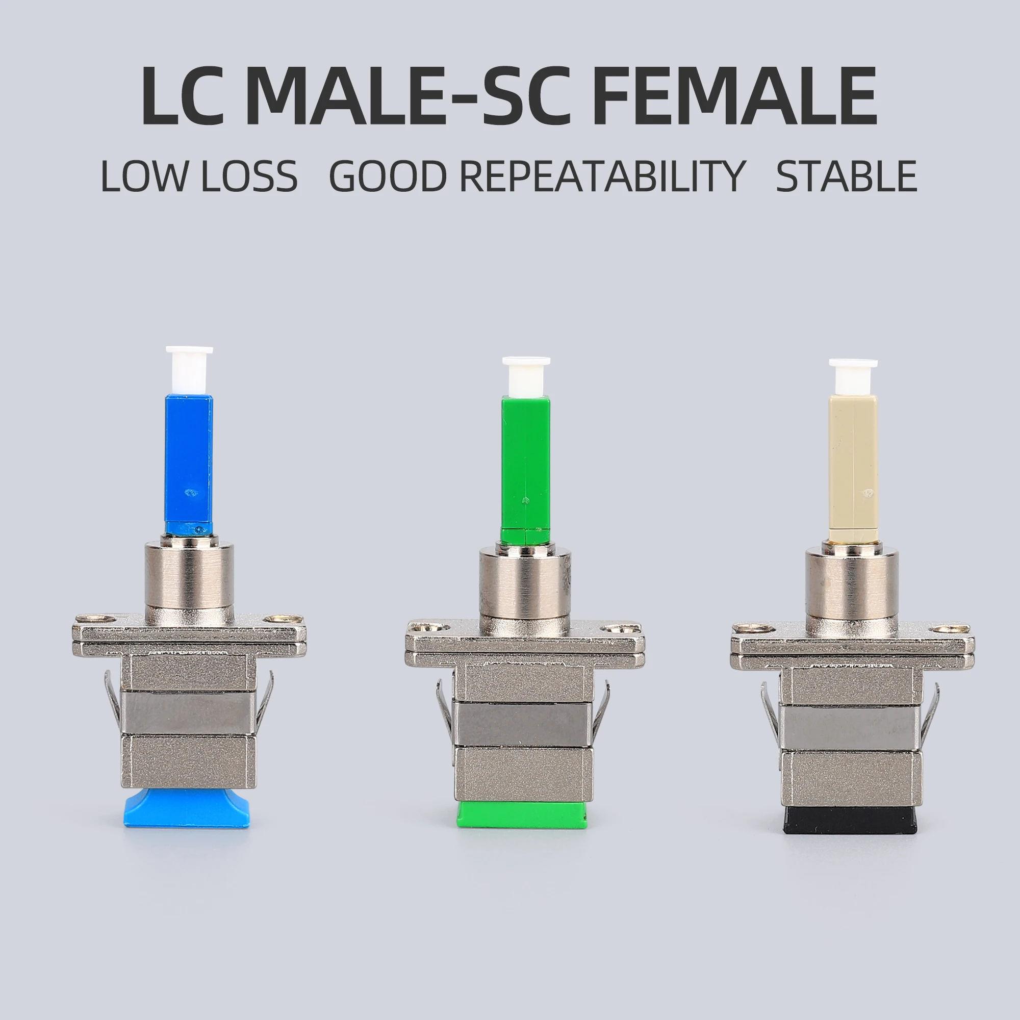 FTTH Telecom Network Engineering Special Connector LC Male SC Female Converter Adapter Single Mode Multi Mode UPC/APC