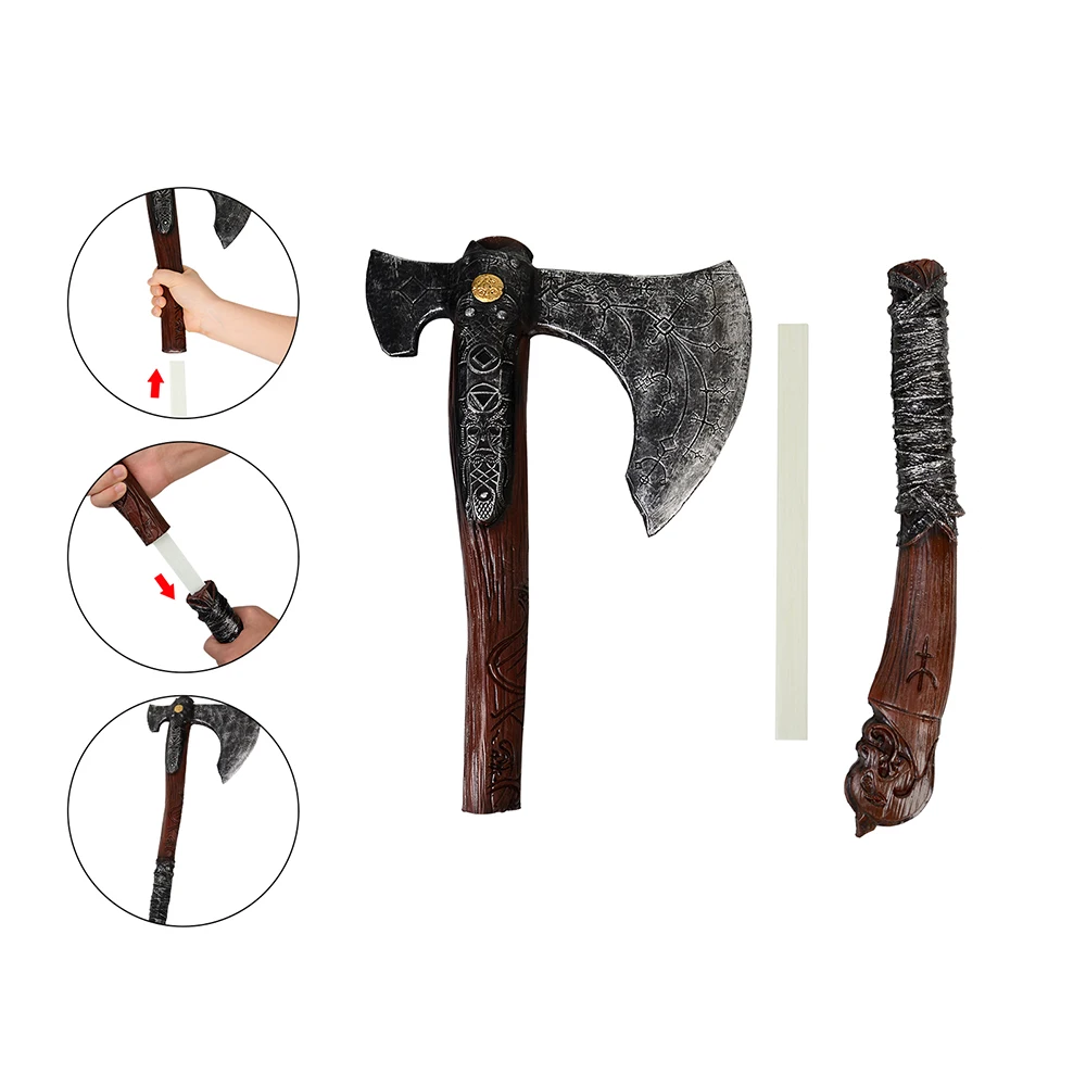 Halloween Middle Ages Battle Leviathan Axe Viking Axe Cosplay Props Weapon Gifts