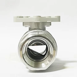 DN8 DN10 DN15 V type Ball  Stainless Steel Valve Body used for Electric Valve  with BSP NPT thread