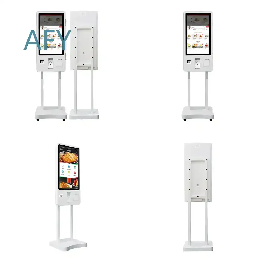 24-32 Inch Self-Service Touch Kiosk Digital All in One Bill Payment Terminal with QR Code Scanner and Printer for Retail
