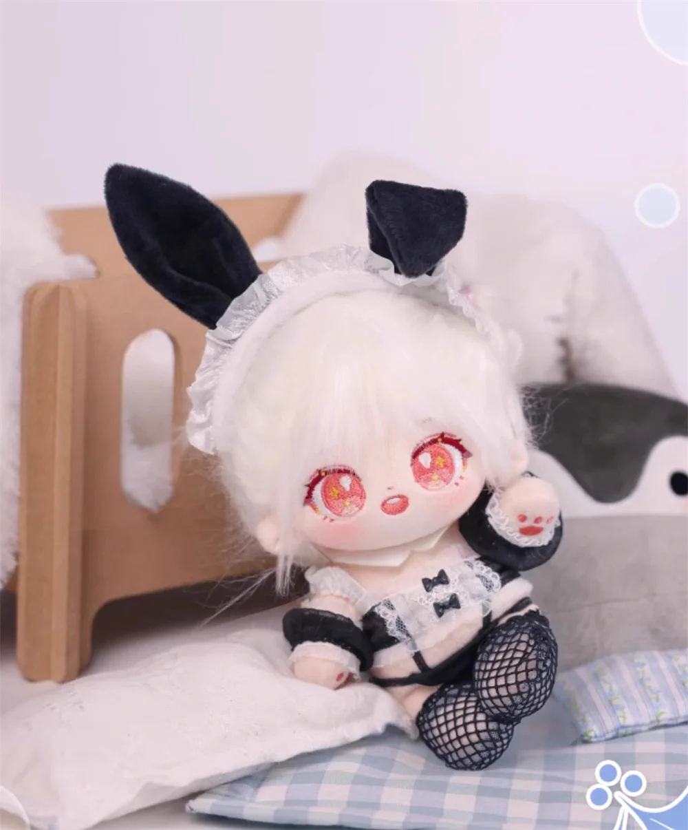 Original Maid Rabbit Pajamas Nighty Suit For 20cm Doll Toy Clothes Costume Cosplay OM Gift Cute Lovely