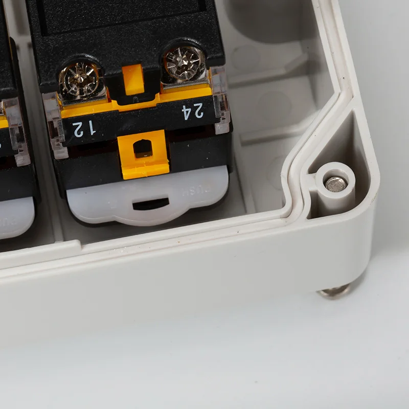 Button switch control box plastic hand-held self starting button waterproof box electrical industrial emergency stop switch i