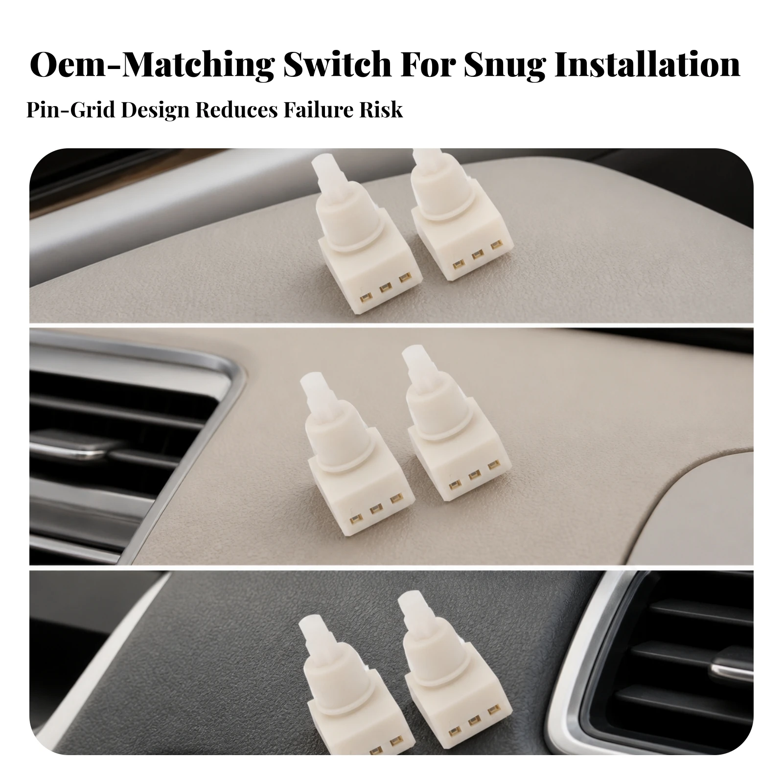 Interior Reading Lamp Control Compact Car Reading Lamp Control High-Temperature Resistant Long-Lasting for Cabin Lighting Repair