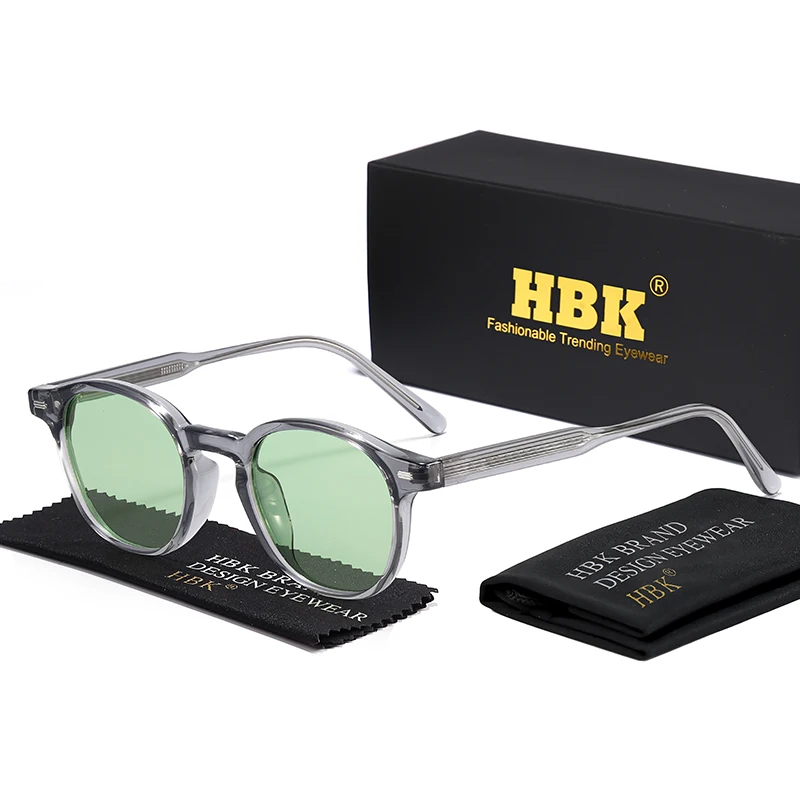 HBK Klassische einfache lässige runde TR-Rahmen polarisierte Sonnenbrille Männer Frauen Outdoor Party Urlaub Reisen Fahren Dekore Foto Requisiten – Detail 13