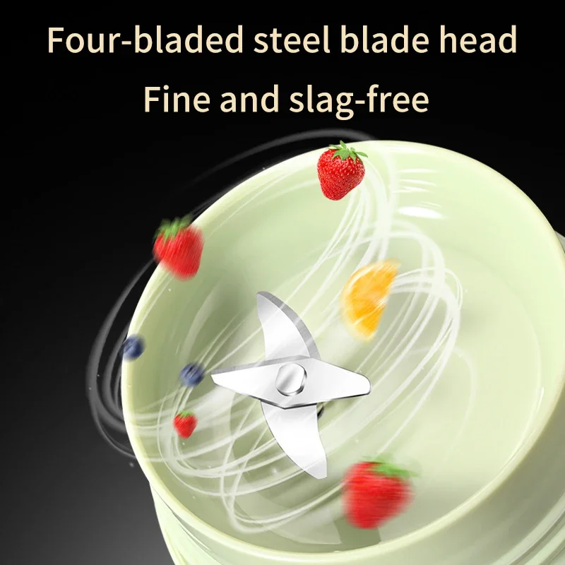 Portable  Juicer Blender Juicer USB Smoothie Blender Cup Mini Charging Fruit Mixers Extractors Food Milkshake Machine