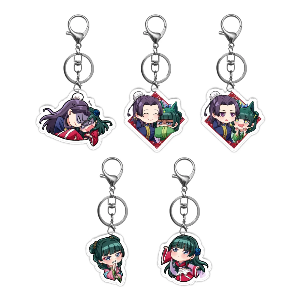 

Diy The Whisper of The Medicine House Girl Acrylic Keychain Anime Peripheral Cute Cartoons Backpack Pendant Friend Holiday Gift