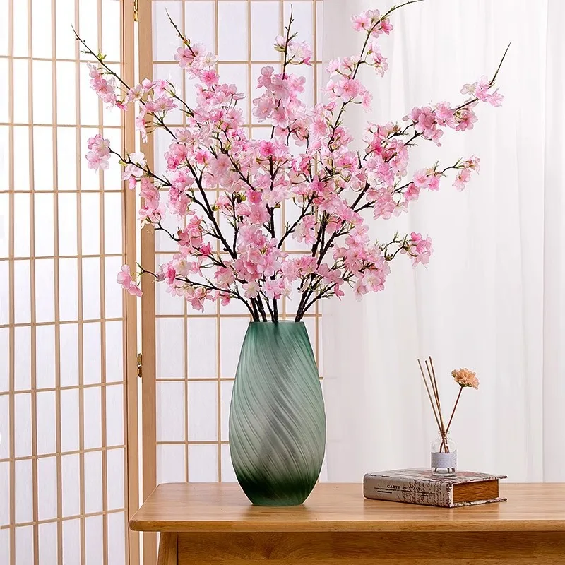 106CM Artificial Cherry Blossom Long Branch Peach Blossom Dining Table Floral Decoration Wedding Decoration Silk Flowers