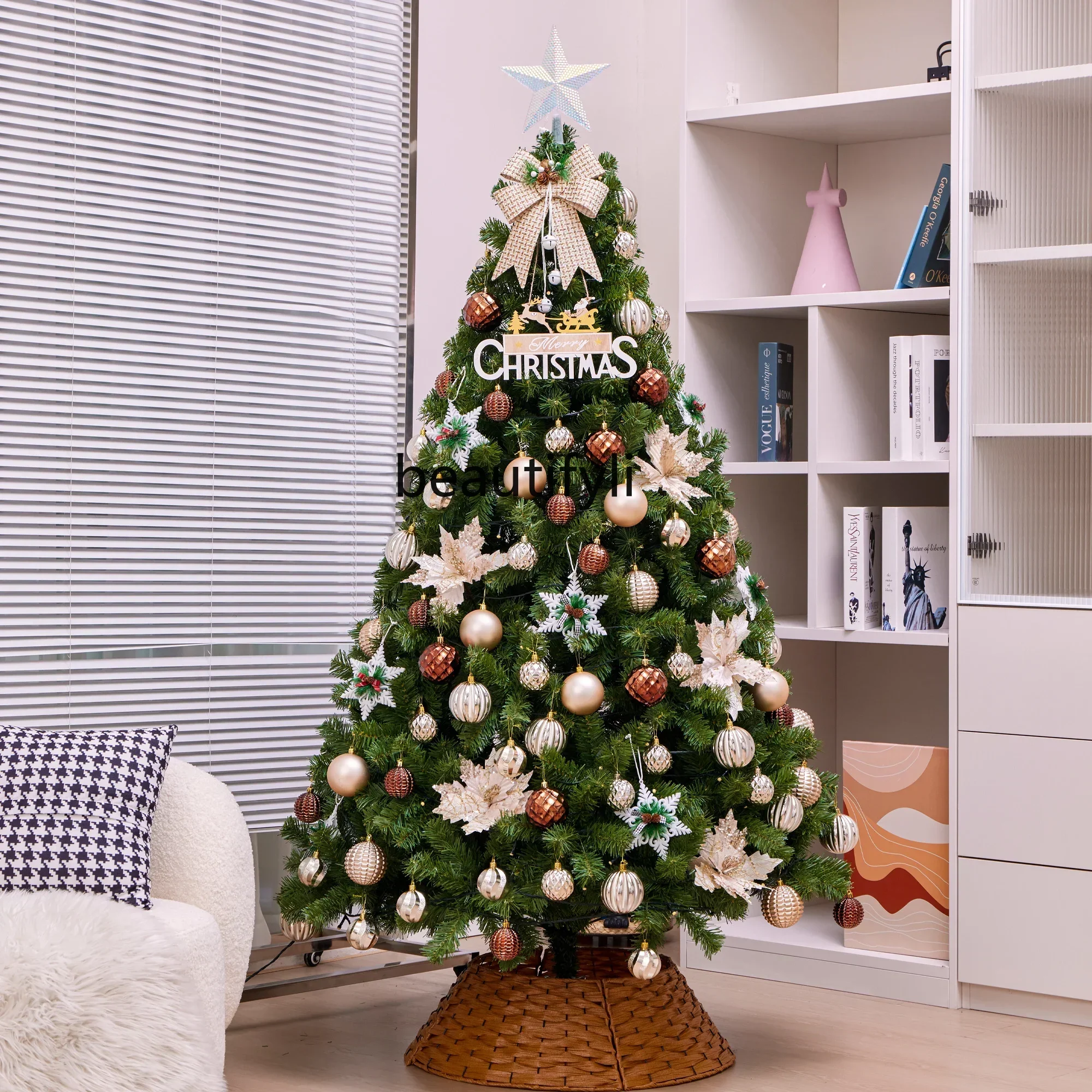 

yh Christmas tree new encrypted luxury 1.8 package home living room decorations large premium DIY ornaments Christmas