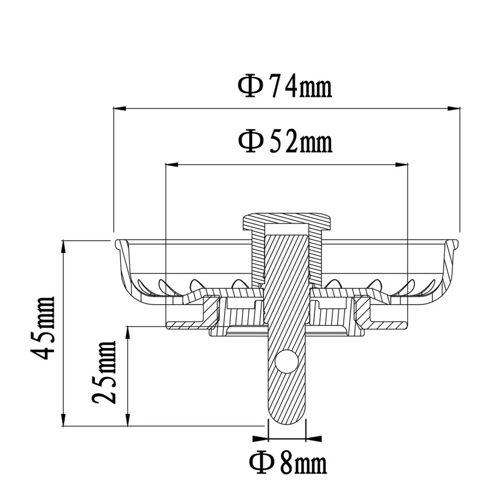 Home Kitchen Plug Trap Kitchen Sink Basket Water Drain Filter For Deodorizing Kitchen Sink Accessories Home Improvement