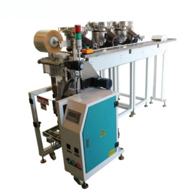 Three-side seal back seal screw packaging machine, hardware fastener packaging equipment