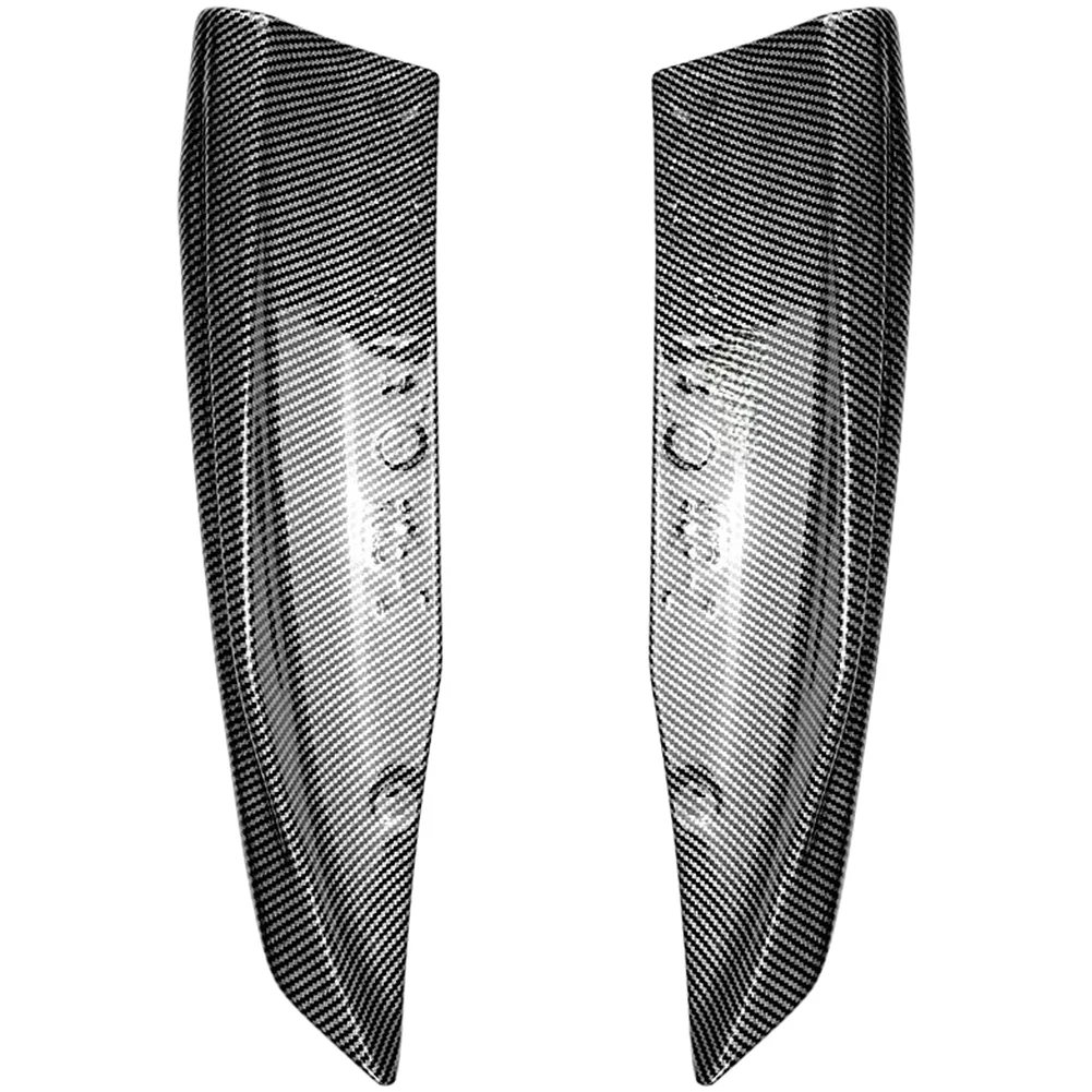 

2PCS Car Rear Bumper Spoiler For A3 S3 8V 2013-2016 Sedan Piano Black,Carbon Fiber Pattern Decorative Accessories