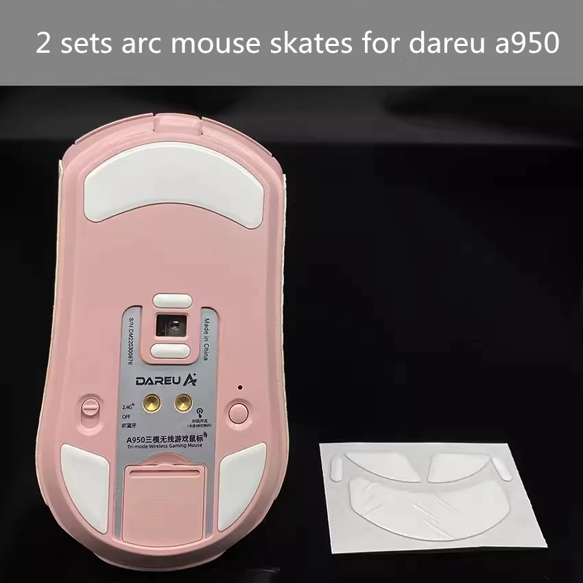 

PTFE Mouse Skates Feet Mouse Anti Slip Sticker For Dareu A950 Non-Slip Anti Sweat Tape Anti-skid Stickers Arc Mouse Glides