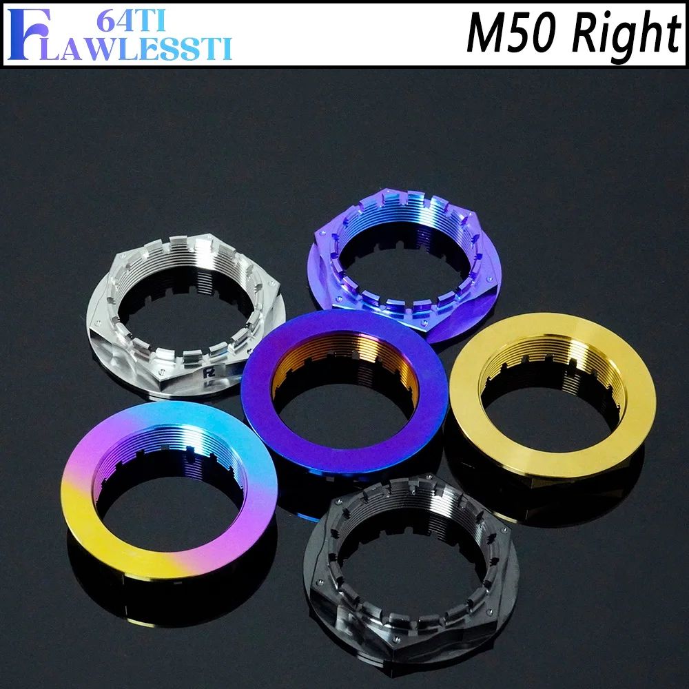 FLAWLESSTI M35 M50 Gr5 Titanium Rear Axle Nut For KTM 1290 1390 Super Duke R