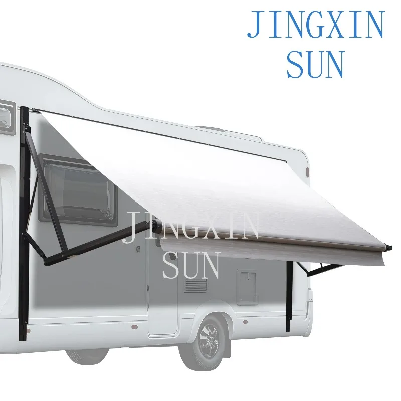 Wareda OEM American Camper Motorized roll out power campervan 16 foot Rv roll out electric caravan trailer awning